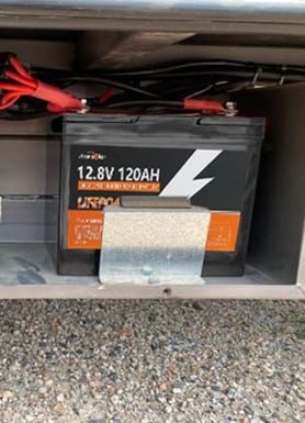 12V lithium battery installation diagram